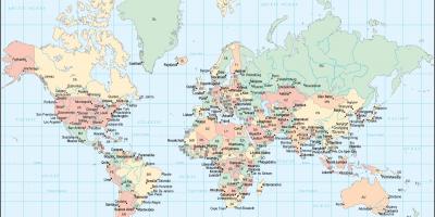 Ghana, país en el mapa del mundo